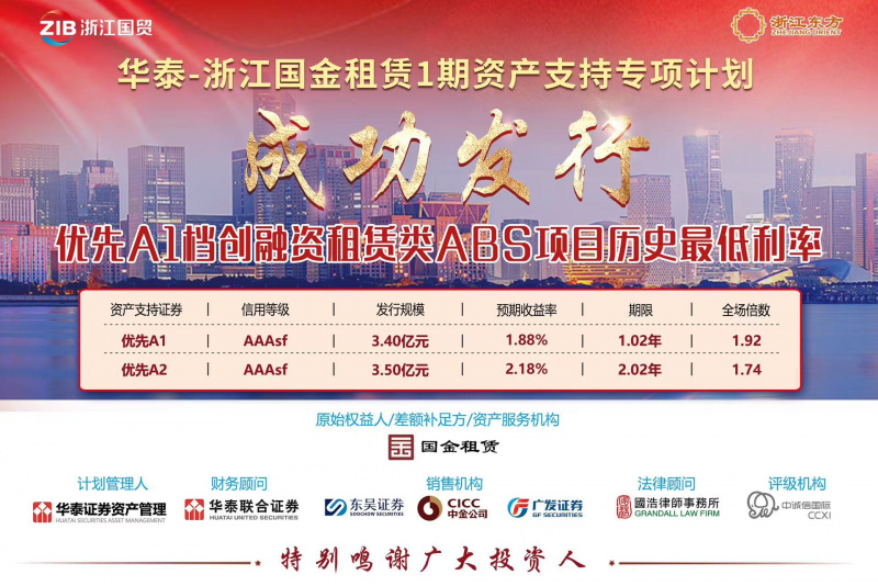 創(chuàng)同類產(chǎn)品歷史新低！浙江東方旗下國金租賃ABS成功發(fā)行.jpg